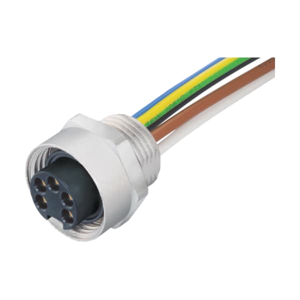 Murrelektronik M8 male 0 Degree / M8 female 90 Degree, PVC 3x0.25 bk UL/CSA 2m 7000-78381-9780100 - main
